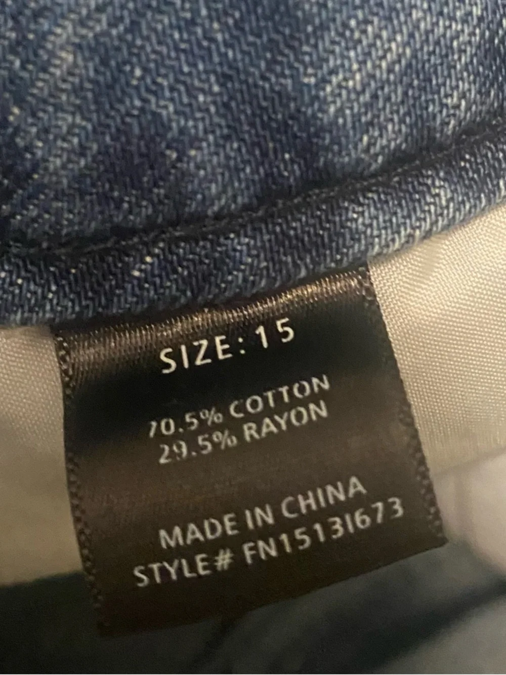 Fashion Nova Cargo Jeans size 15 (XL Junior) - Picture 4 of 5